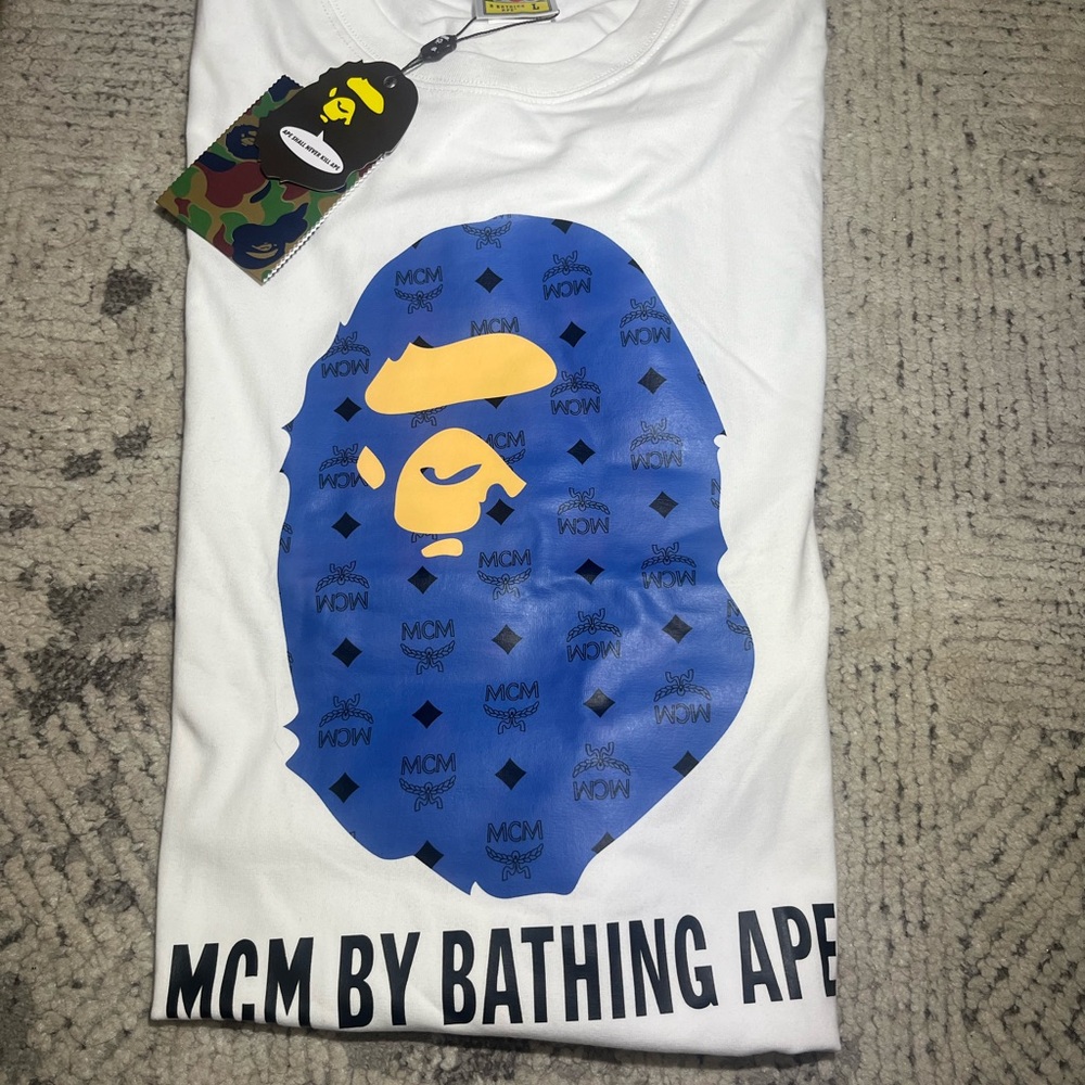 bape mcm big ape tee size L